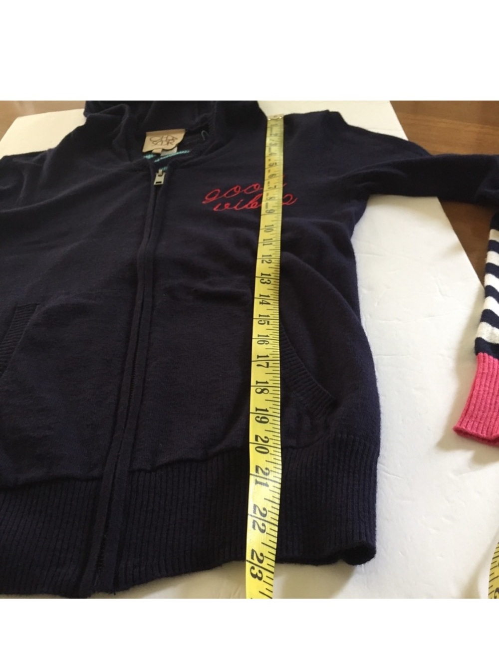 Chaser Good Vibes Cardigan Zip Up Hoodie - Picture 7 of 8